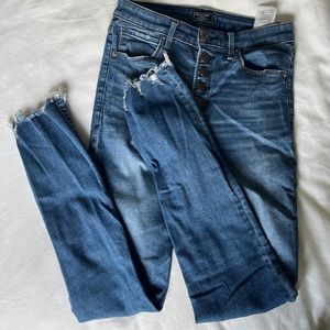 Abercrombie and fitch Simone high rise ankle jean